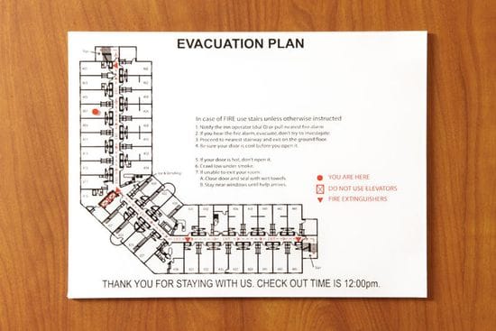 The Requirements of Evacuation Signs and Diagrams
